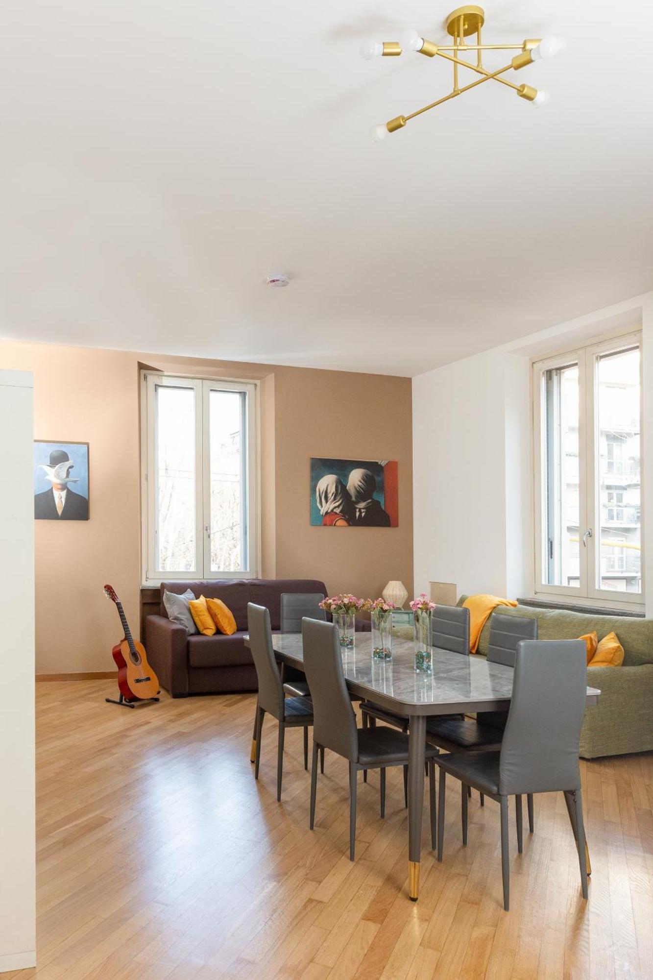 Free Parking Exclusive Apartment Magritte Style Milan Luaran gambar